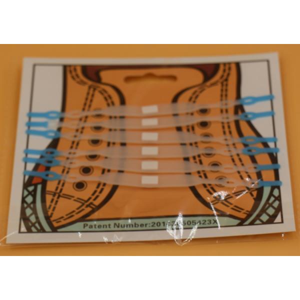 Waterproof Silicone Rubber Supplies Elastic Shoelaces Unisex