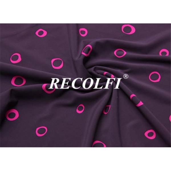 Poly Spandex Activewear Knit Fabric Sustainable Sun Protect Cool Wicking