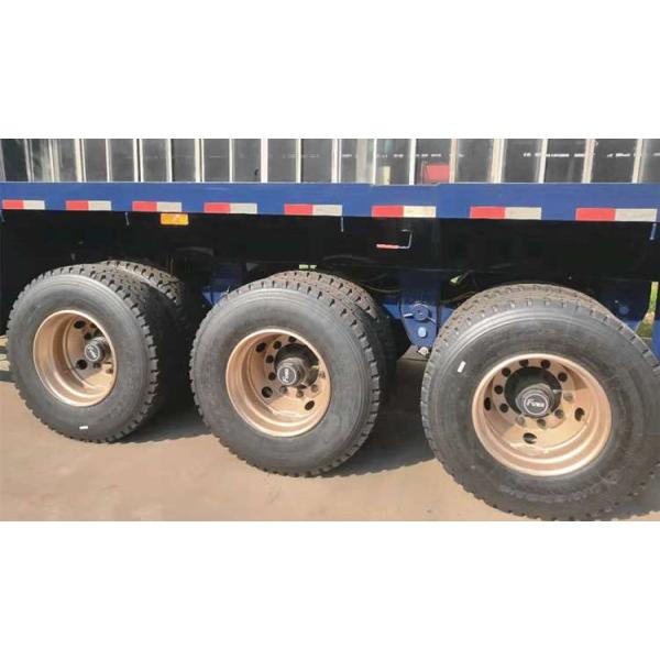 Tri Axle 50mm Kingpin 60T Payload Flatbed Semi Trailer
