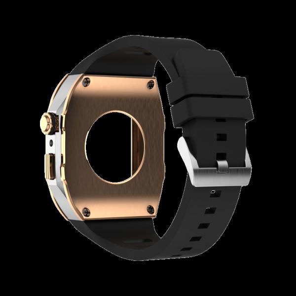 44mm/45mm Luxury Apple Watch Case And Strap Rugged Carbon Fiber Iwatch Case