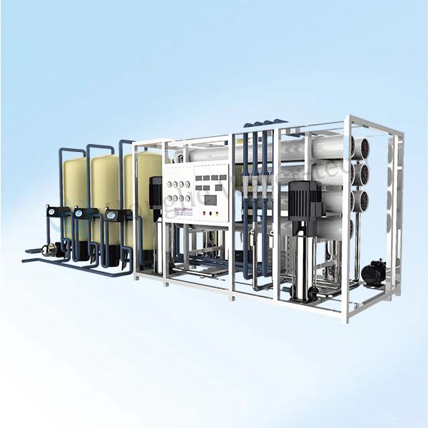 FRP Industrial Comercial Reverse Osmosis Water Treatment Plant Customizable