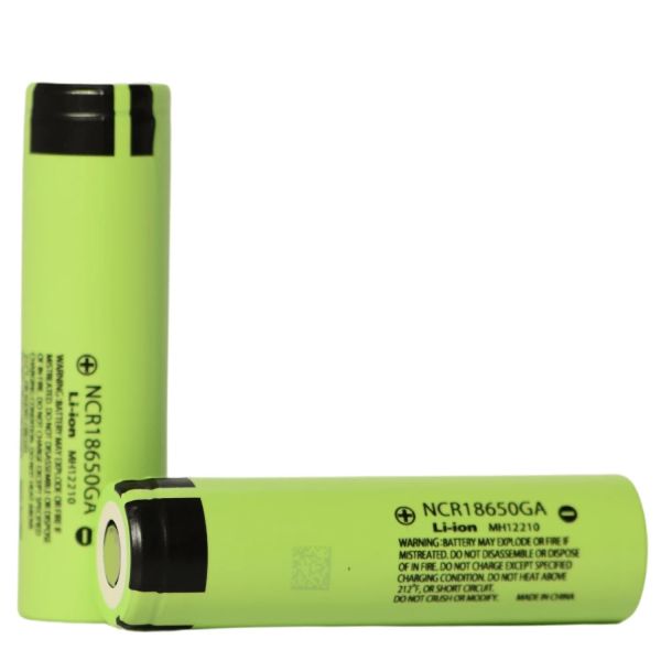 NCR18650 GA 18650 Cylindrical Cells 3450mAh 8A Discharge 3.6V Lithium Ion Battery Cells