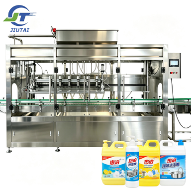 Kitchen Degreaser Dish Soap Liquid Dishwash Household Cleaner Automatic Gear Pump Tracking Filling Machine