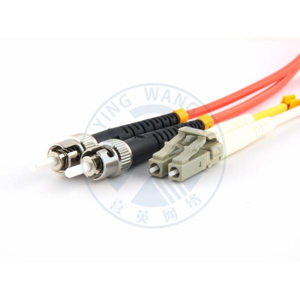 XYFiber multimode OM1 duplex fiber optic patch cable 62.5/125 LC to ST