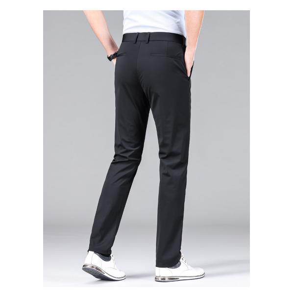 Ice Silk Comfort Straight Fit Dress Pants Trousers for Men SOURCE Category Spot Goods