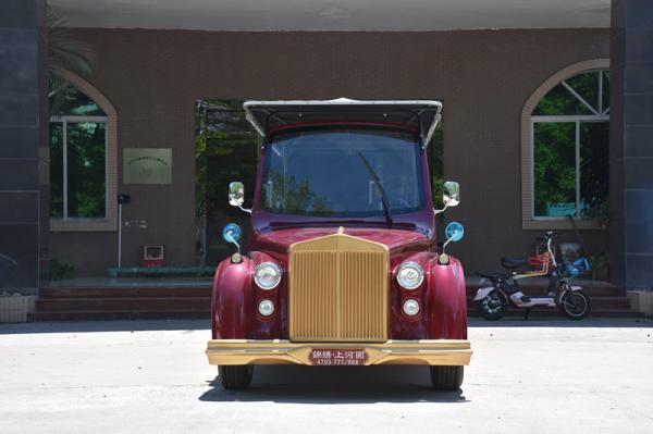 8 Seater 7.5KW Electric Vintage Cars Classic Retro Golf Cart CE Certificated