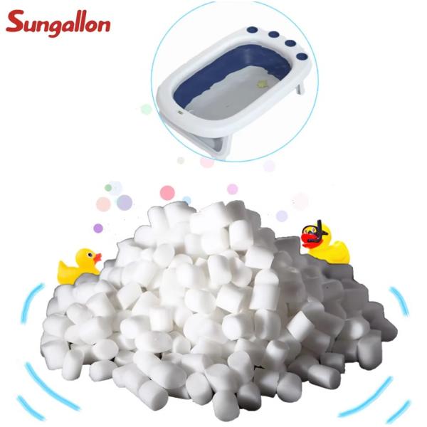 Safe and Eco-Friendly TPE Granules for Infant Bath Folding Basins