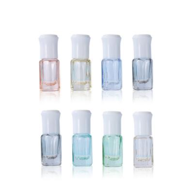 Color Octagonal Small Glass Bottles With Rollerball Compact And Lightweight Available In A Variety Of Colors