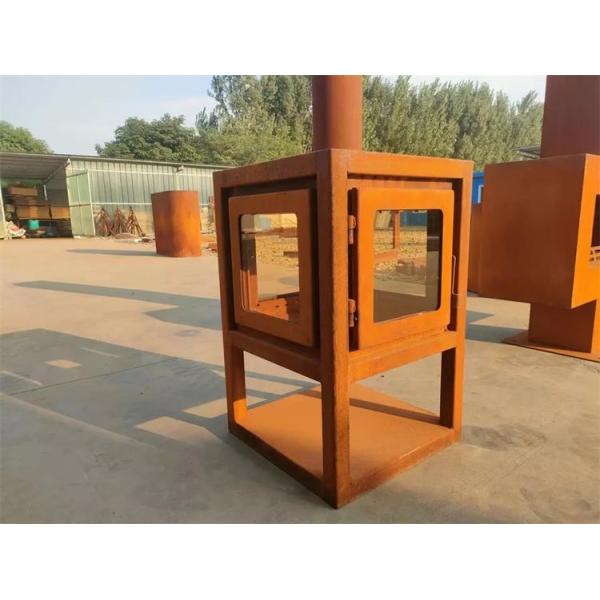 Плита Corten деревянного горящего на открытом воздухе камина металла стальная для подогревателей патио