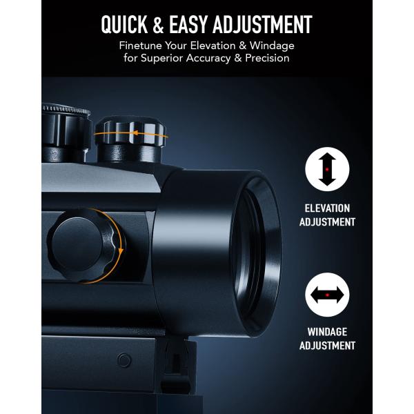 Vue réflexe de laser de Riflescope d'Airsoft de lasers tactiques d'arme à feu antichoc