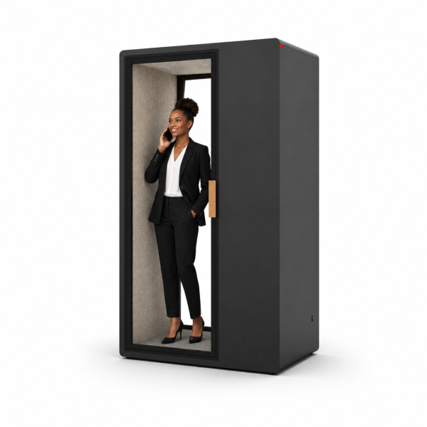 Soundproof Office Meeting Booths Acoustic Enclosure For Business Calls And Video