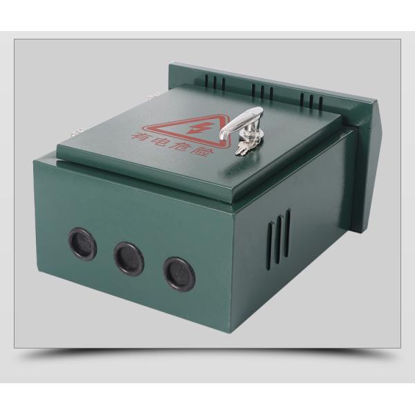 Stainless Steel Electrical Enclosure Cctv Power Supply Distribution Box Green Coating