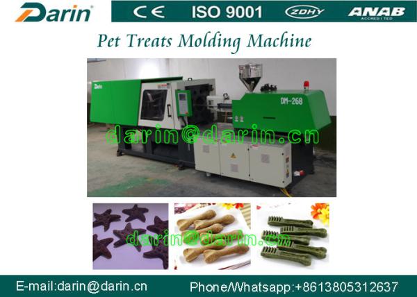 Machine d'extrudeuse de casse-croûte de moulage par injection, chaîne de fabrication d'aliment pour animaux familiers