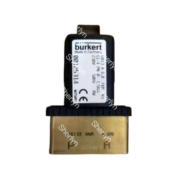 Burkert Solenoid Valve 00221658 Brass Valve Body 6213 Type G3/4 2/2 Normally Closed