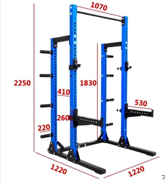 Commercial Gym Equipment Strength Training Free Weights Squat Rack  Multi Power Rack