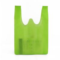 Traction de vert de sac de T-shirt tissée par Tote Handle Heat Transfer Non anti