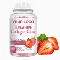 Dairy Free Skin Whitening Candy Collagen Supplement L Glutathione Skin Glow Gummies