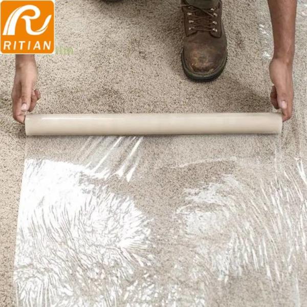 A melhor película protetora de venda do PE da prova da água para a proteção da superfície do tapete