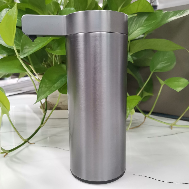 Реклама распределителя 9.2oz IPX5 мыла Countertop нержавеющей стали ABS