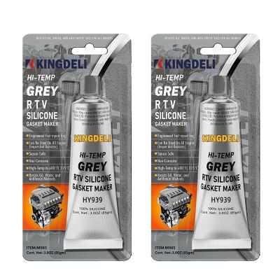 Grey Gasket Maker Silicone Sealant, vedador da transmissão automática RTV impermeável