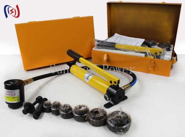 Perforateur hydraulique industriel 150KN : perce le métal de 3,5 mm en 3 secondes