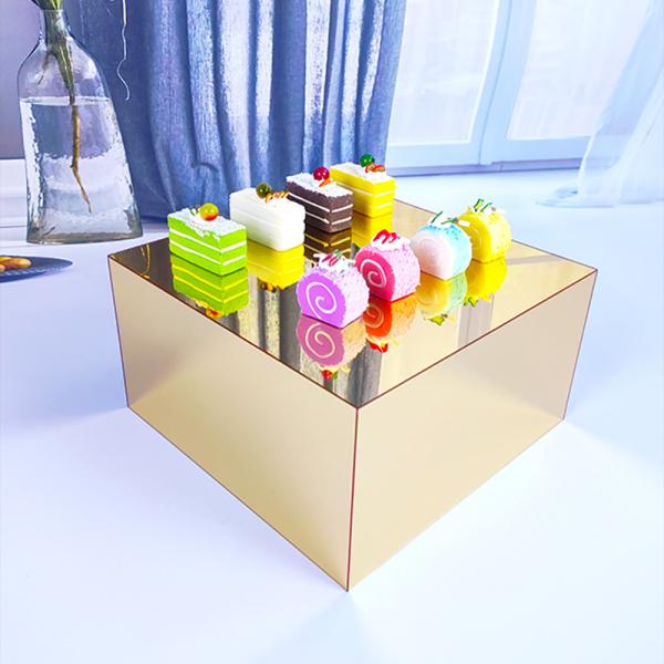 Современный минималист акриловый чайный стол квадратная форма для роскошного декора гостиной