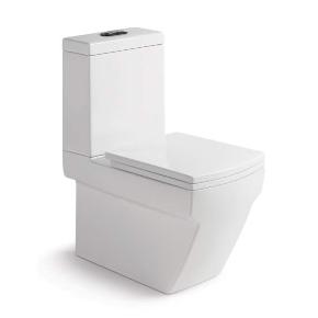 Household Modern Ceramic Bathroom WC Sanitary Two-Piece Toilet for Hotel / Apartment