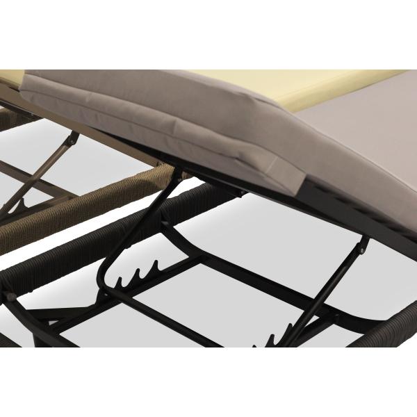 Outdoor Rattan Sun Loungers General Outdoor Furniture NO Folded Design for Garden Pool