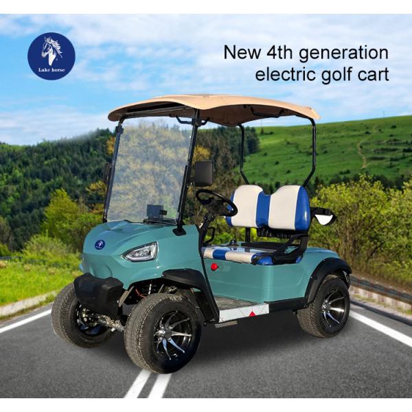AC Electric Golf Cart with Discounted Bag Push Cart and 10 inch Aluminum Alloy Wheels