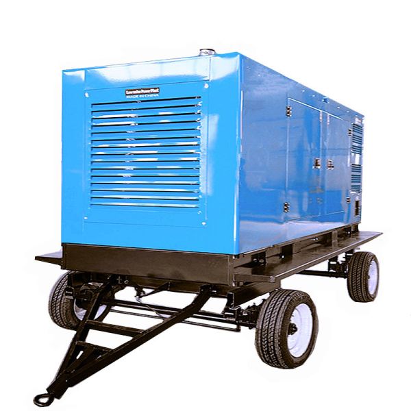 150 kva Silent Diesel Generator Set With Wheels for Robust Power and Mobility