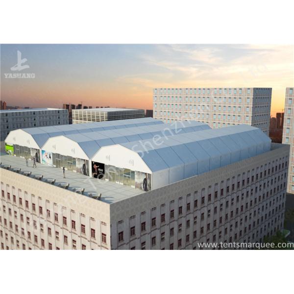 Sports Hall Canopy Outside Event Tents Heat Resistant with Glass Door