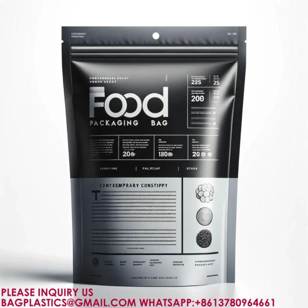 Resealable Food Packaging Stand Up Pouches Dried Fruit Snacks Zip Bags Self-Sealing Bags