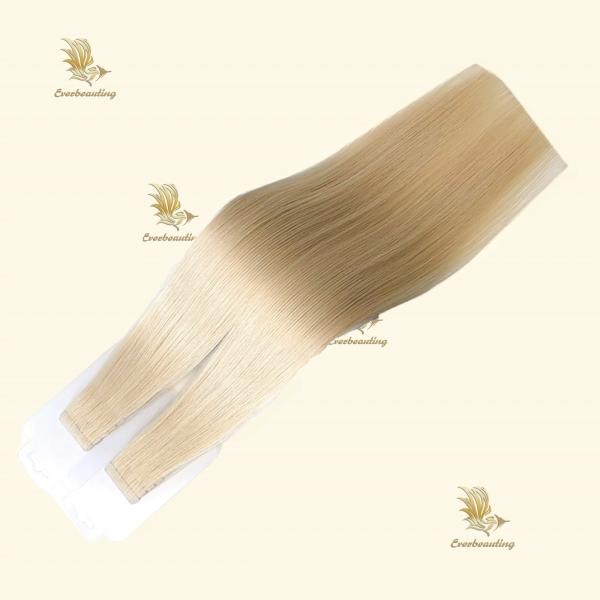 Russian Hair Blonde Virgin Remy Human Tape in Hair Extensions Perfect for All Occasions