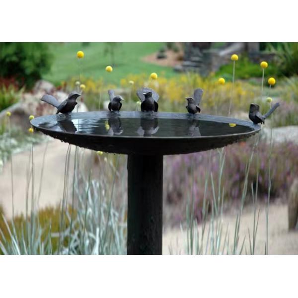 Antique Bronze Water Fountain Sculpture For Garden Decor With Chalice Design