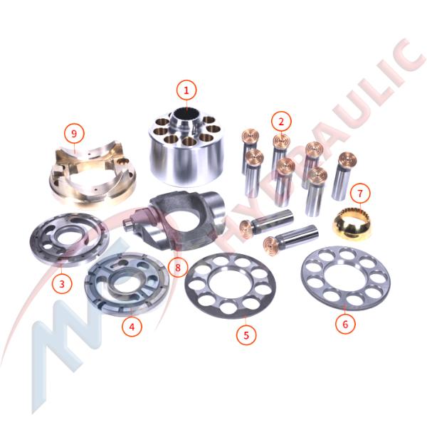 Komatsu Series Hydraulic Pump Accessories Variable Hydraulic Piston Pump Parts