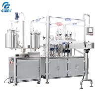 máquina de enchimento do tubo do brilho do bordo de 60pcs/Min Full Automatic Rotary Type