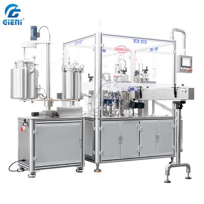 60pcs/Min Full Automatic Rotary Type Lip Gloss Tube Filling Machine