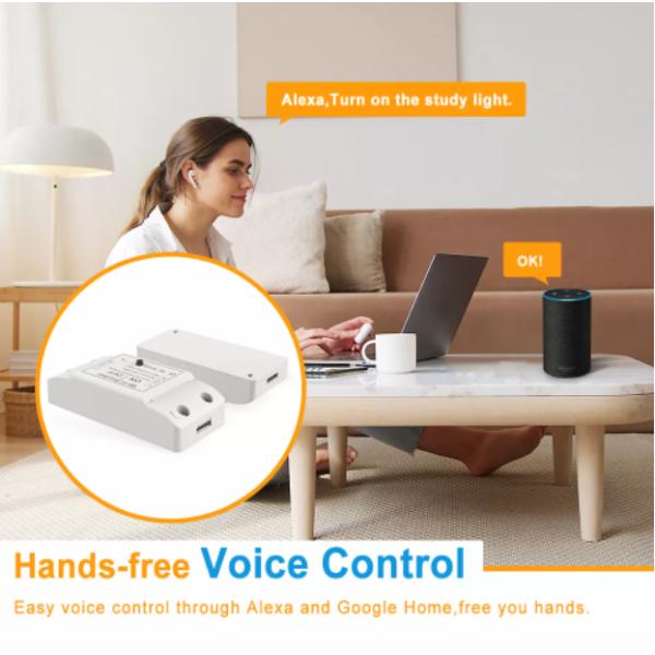 300W 2.4GHz WIFI Circuit Breaker Tuya Smart Switch Adjustable Light