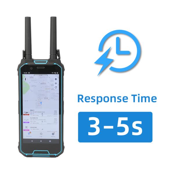 Handheld Drone Detector 100-6000MHZ Wideband Detecting 2-3KM Locating Positioning with RID&DID decoding procotrol LDKL02