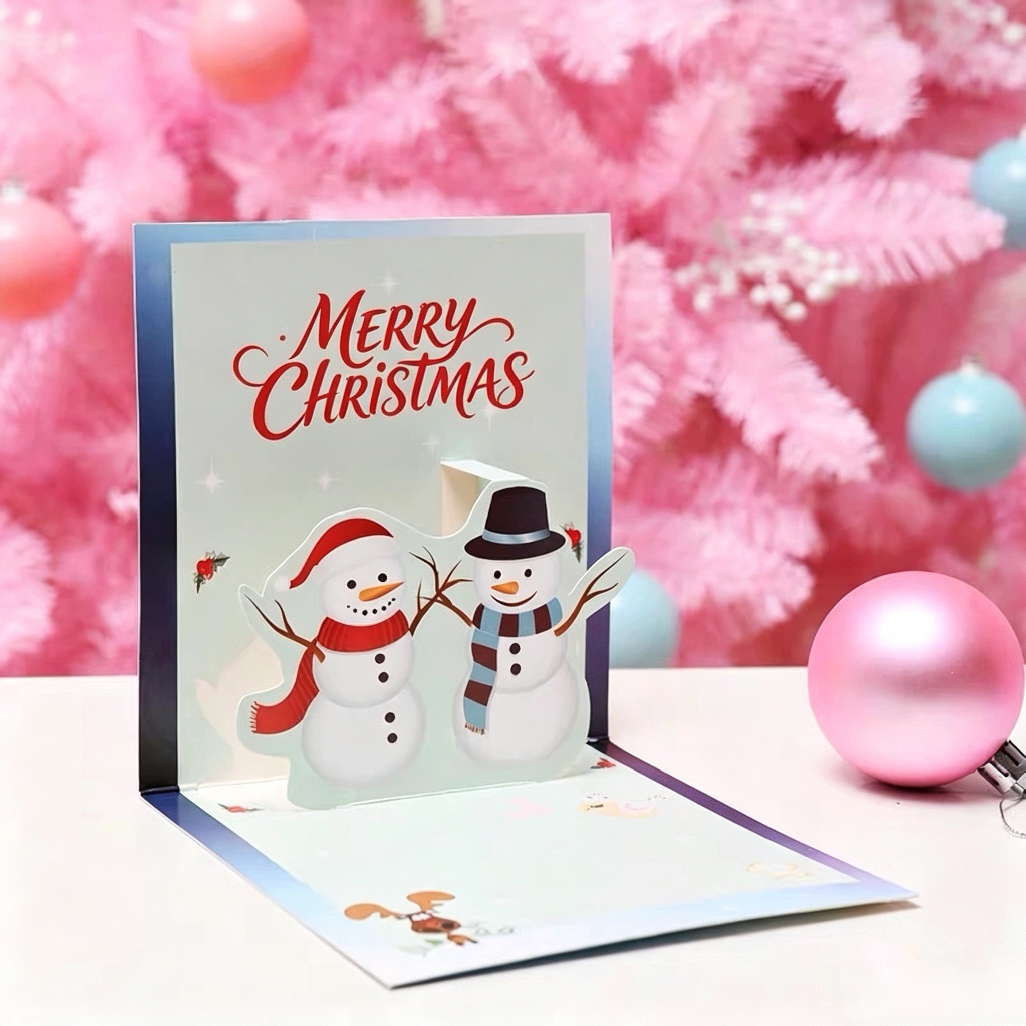 3D Pop Up Greeting Cards With Laser-Cut Designs For Holiday Celebrations