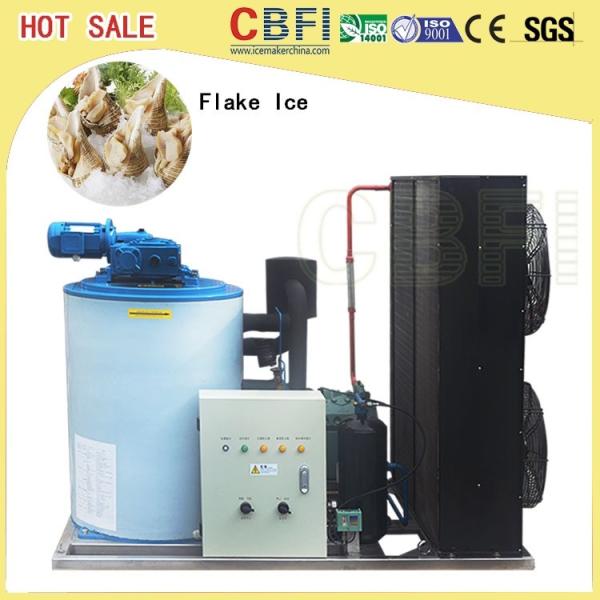 Supermarkets Ice Flake Maker , Industrial Ice Maker Machine With Stainless Steel 304