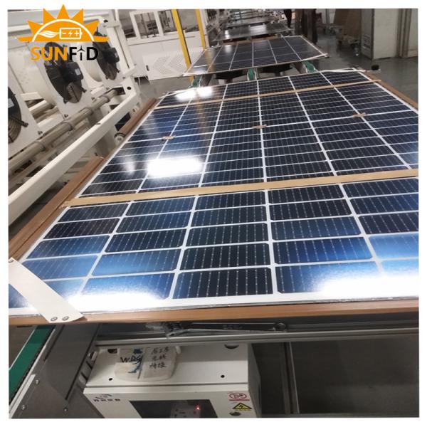 PERC Half Cell MonoCrystalline Solar Panel Dual Glasses 550W