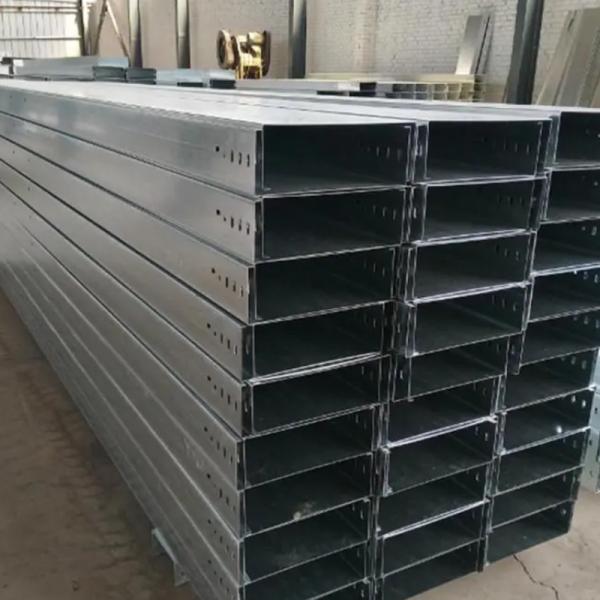 Easy And Fast Installation Hot Dip Galvanized Cable Tray Non Flammable Wall mounted Floor mounted