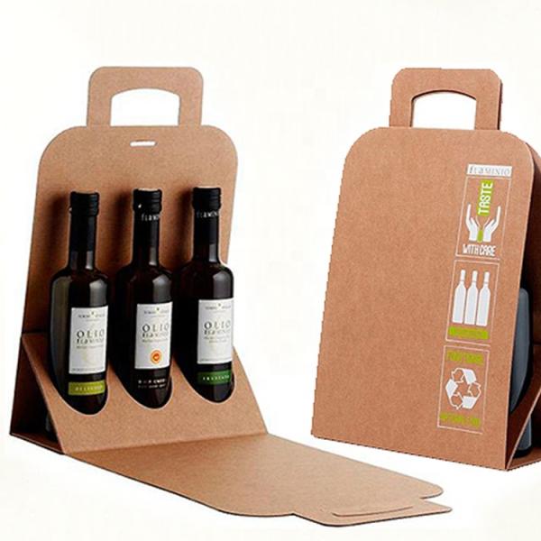 Recyclable щипец бумаги Kraft картона кладет загрузку в коробку 5kg