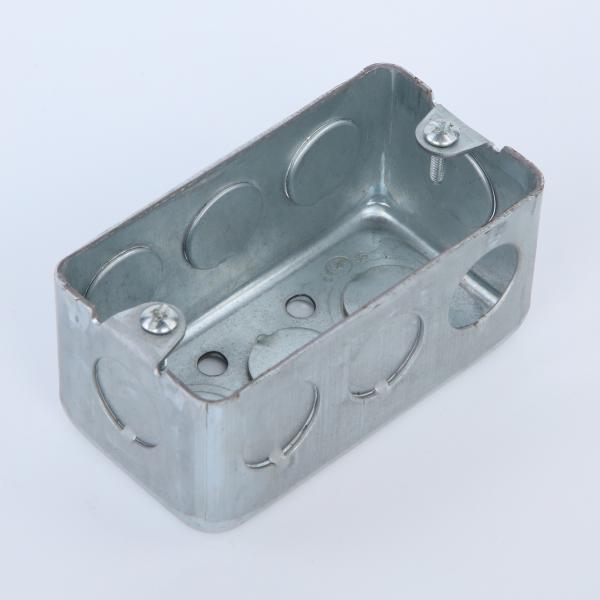 Handy Steel Conduit Junction Box Thickness 1.60MM With 1/2 3/4 1 Knockouts