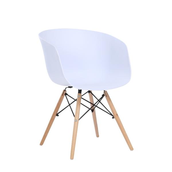Nordic dining chair household desk backrest creative modern simple restaurant coffee negotiation plastic chair