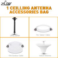 Bolso blanco de la antena del techo de los accesorios del aumentador de presión de la señal de la aleación del cinc