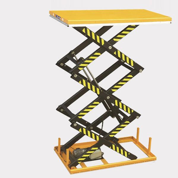 1 Ton Load Capacity Electric Scissor Lift Platform For Indoor Use