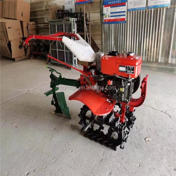 Gasoline Power Type Mini Self Propelled Power Tiller Cultivator with 160x80x55cm Size