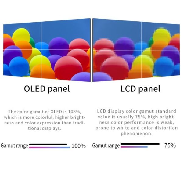 Factory Direct Sales Organic Light-emitting LG OLED Transparent TV 55 Inch Horizontal Touchscreen Display Kiosk